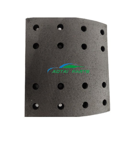 High quality Non-asbestos Material brake shoe brake lining WVA19393/SV/27/1 FOR SCANIA TRUCK